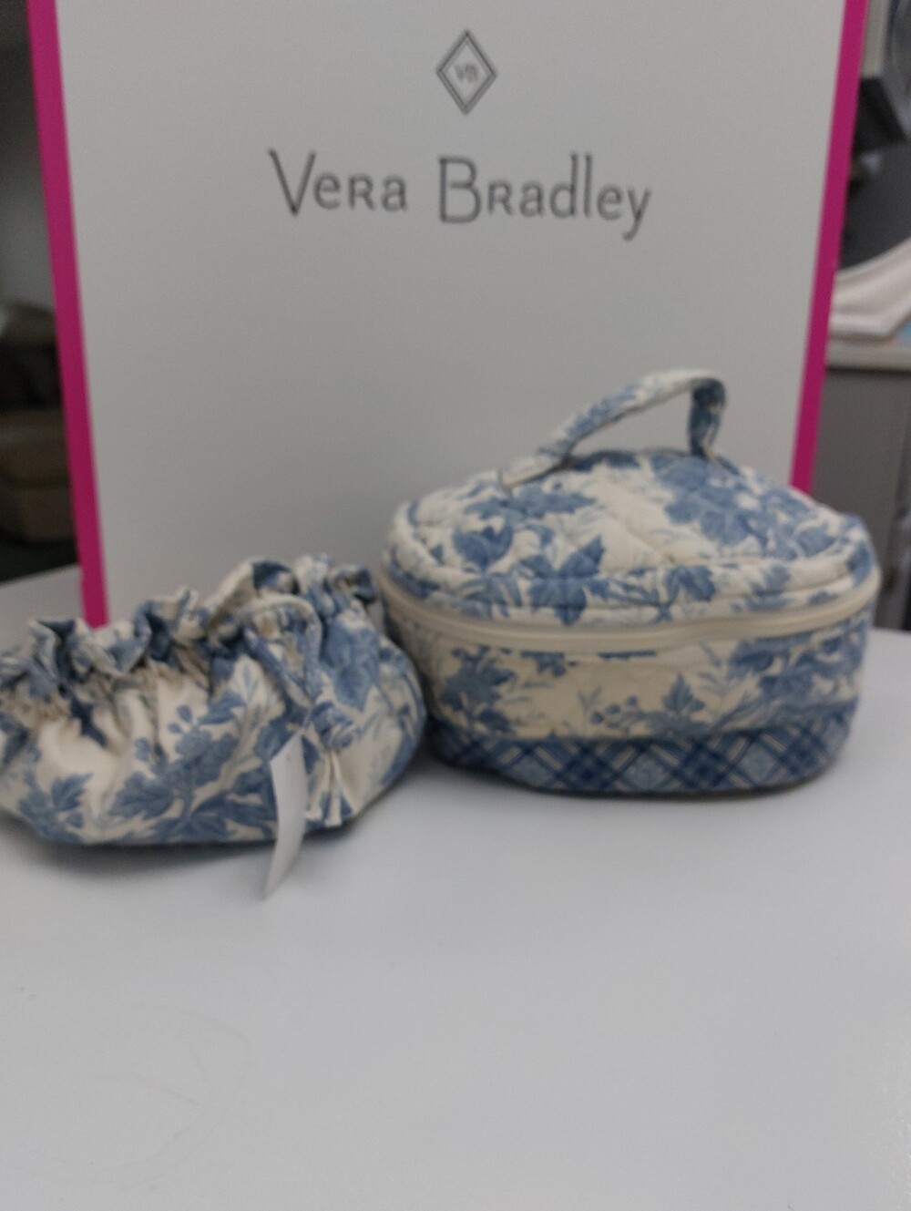 Vera Bradley Vintage Blue Toile Set NWT